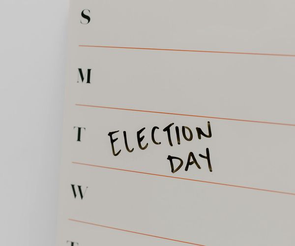 Calendar with marked days showing a consistent routine.